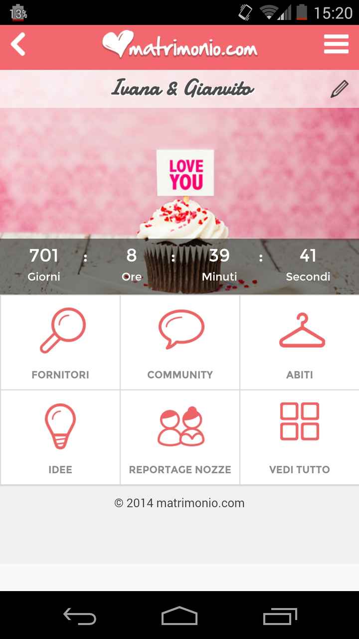 Quanto manca alle vostre nozze? - 1