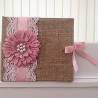 GUEST BOOK SHABBY CHIC