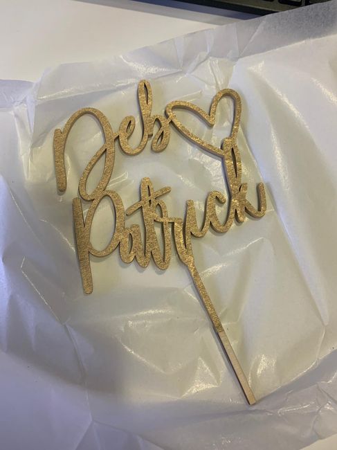 Cake topper personalizzati - 1