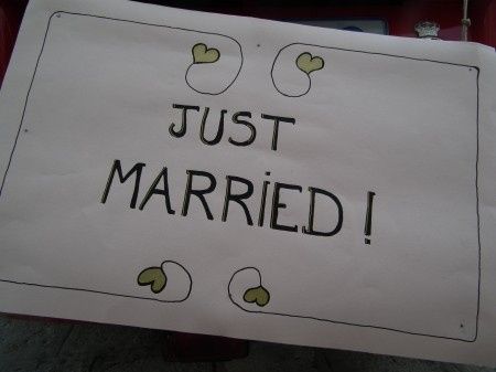 Just married