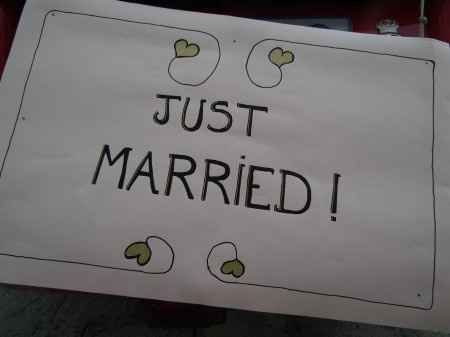 Just married
