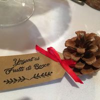 Cartellino confettata invernale