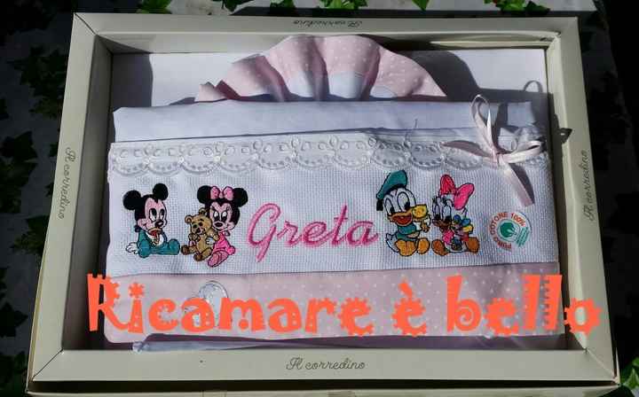 Lenzuolini lettino personalizzati per Greta