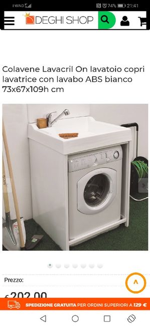 Bagno piccolino: lavatrice con sopra lavabo? - 1