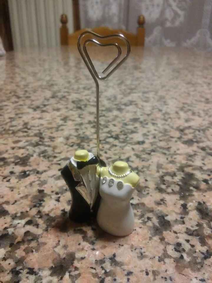 Segna posto a forma di sposi - 1