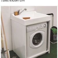 Bagno piccolino: lavatrice con sopra lavabo? - 1