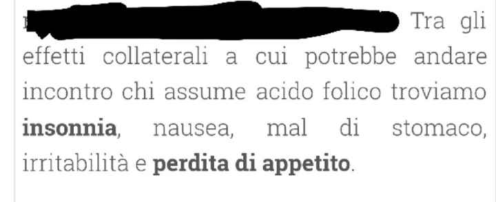 Acido folico effetti...... - 1