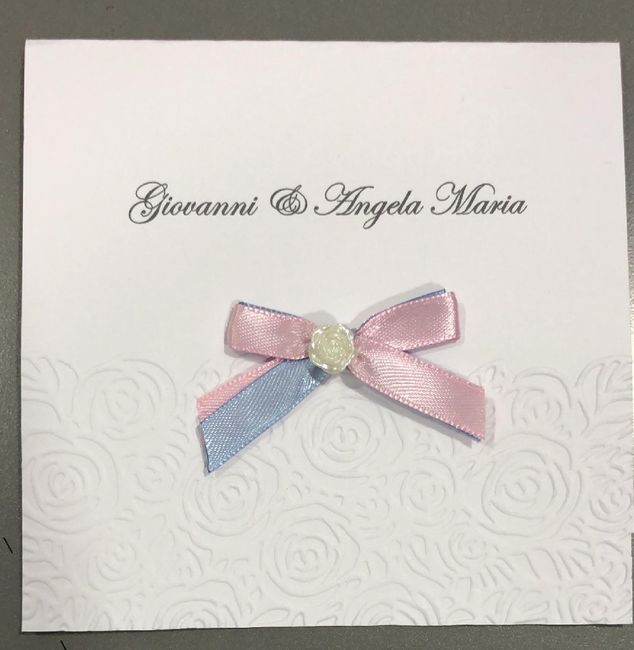 Partecipazioni nozze 1