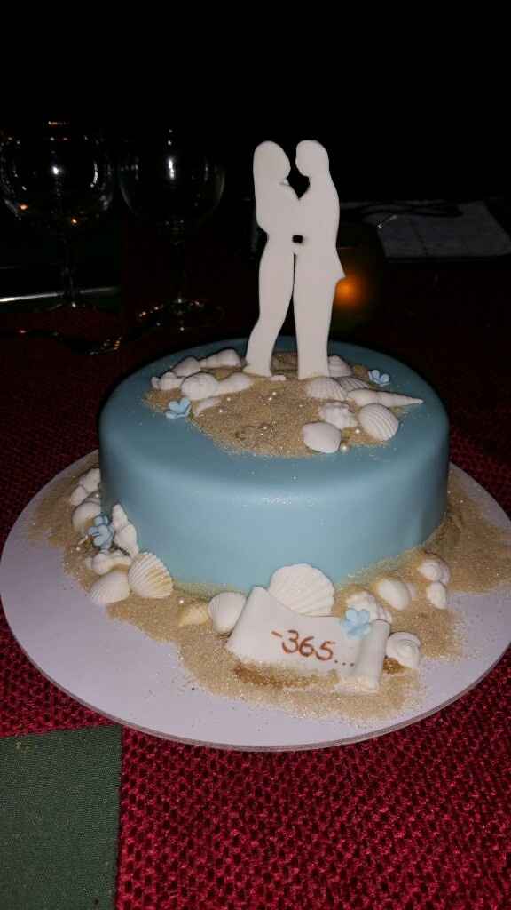 Torta per annunciare il nostro matrimonio - 1