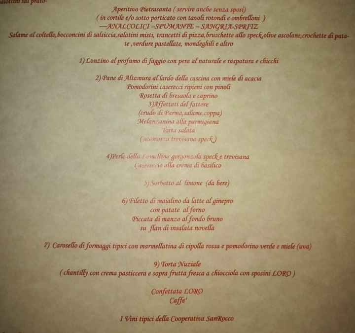 Il vostro menù?? - 1