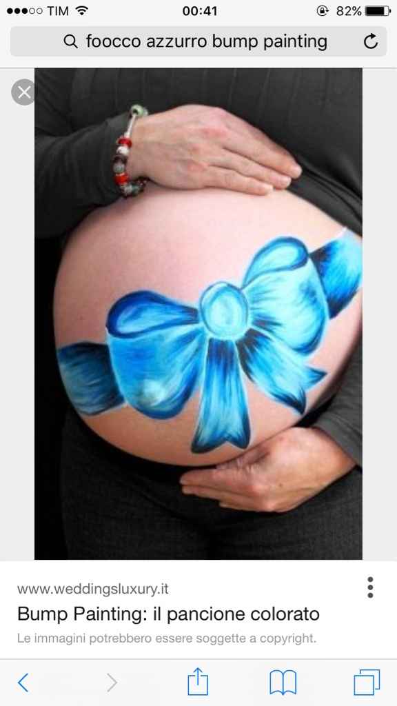 Bump painting o pittura sulla pancia.. qualcuno conosce chi lo fa? - 1