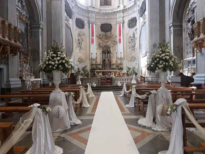 Elementi floreali chiesa - 1