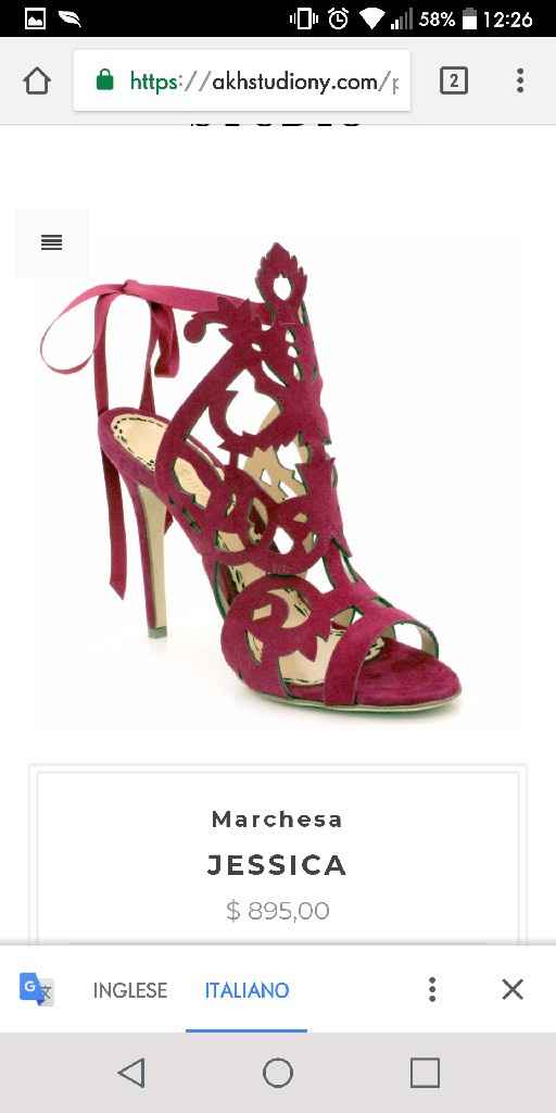 Scarpe Bordeaux (marsala) - 1
