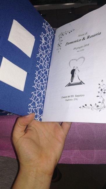 Domanda per chi ha fatto da se i libretti messa - 2