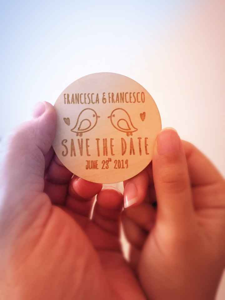 Save the date con calendario - 1