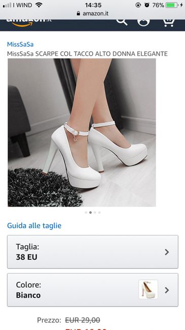 Scarpe sposa matrimonio ottobre - 1