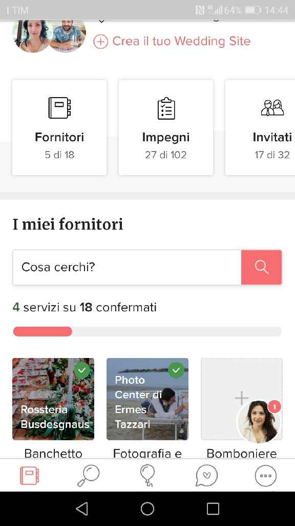 Condividi lo screenshot dei tuoi fornitori - 1