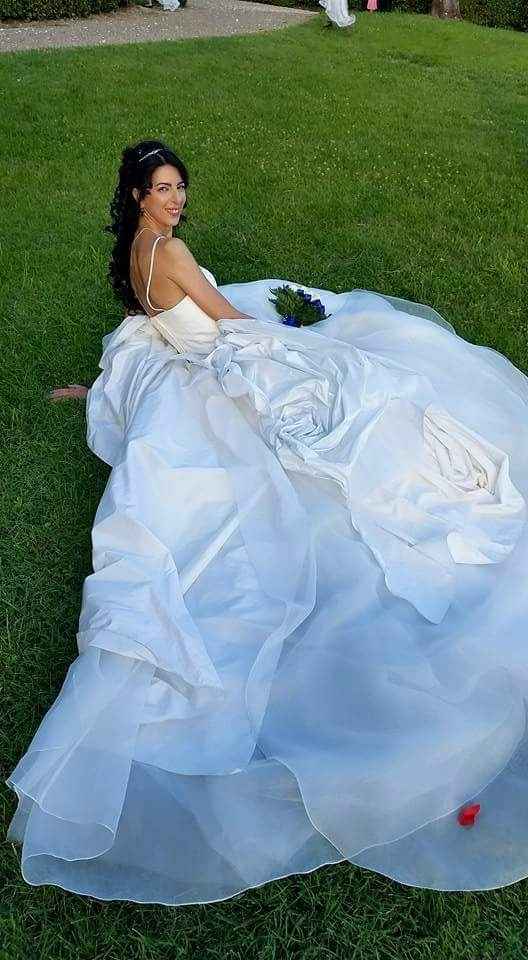 L'abito durante le prove e l'abito il giorno delle nozze - 2