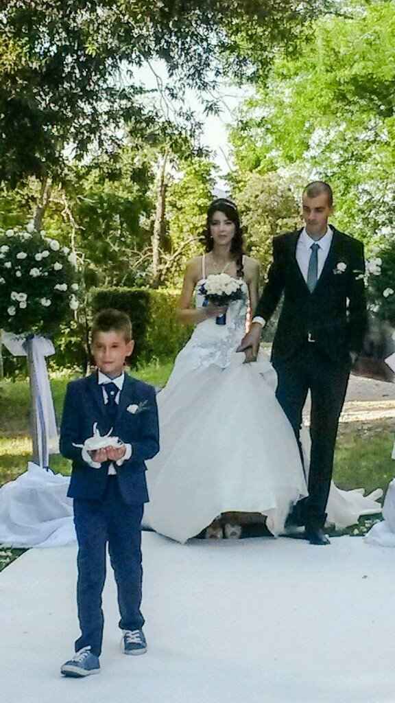 L'abito durante le prove e l'abito il giorno delle nozze - 3