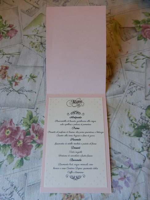 Menu aperto
