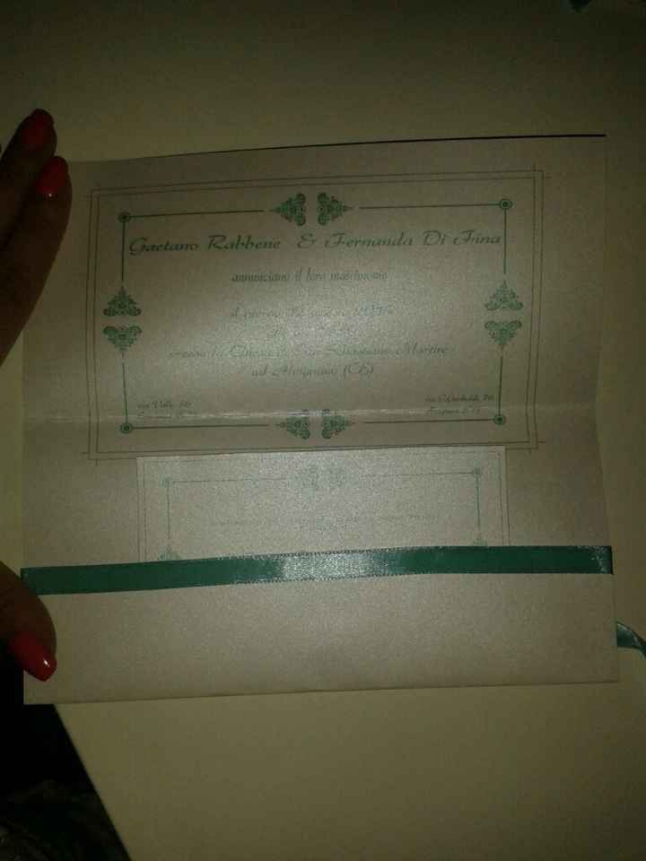 Partecipazioni fatte da voi...postate le foto?? - 1