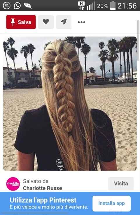 Acconciatura capelli lisci - 1