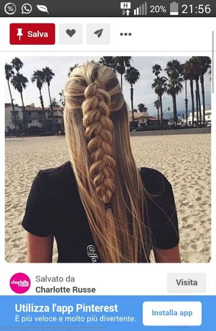 Acconciatura capelli lisci - 1