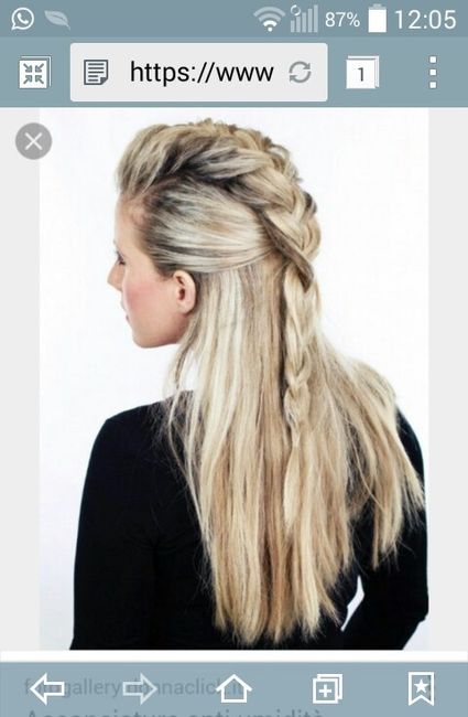 Acconciatura capelli lisci - 3