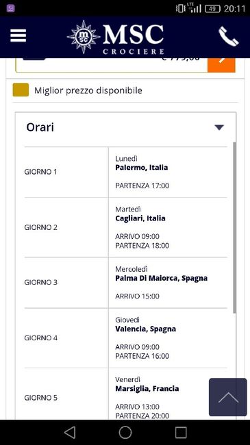 Crociera come viaggio di nozze - 1