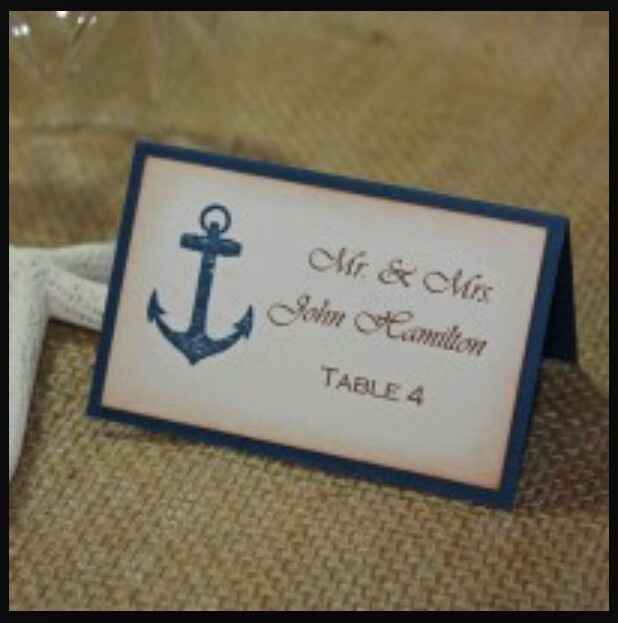 Segna posto tema mare - 3