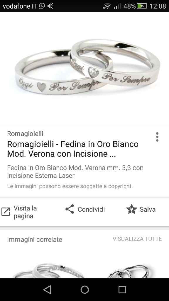 Incisione fedi - classica vs personalizzata - 1