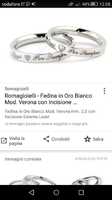 Incisione fedi - classica vs personalizzata - 1