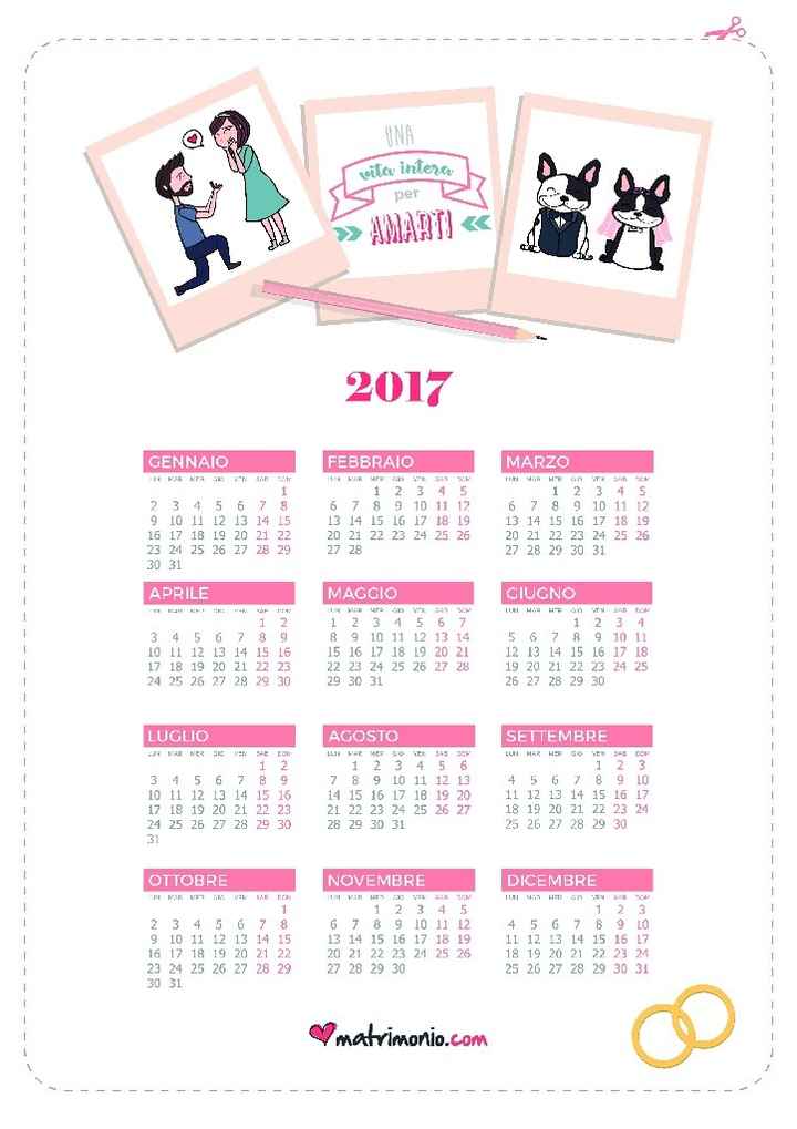 Calendario anche per me - 1