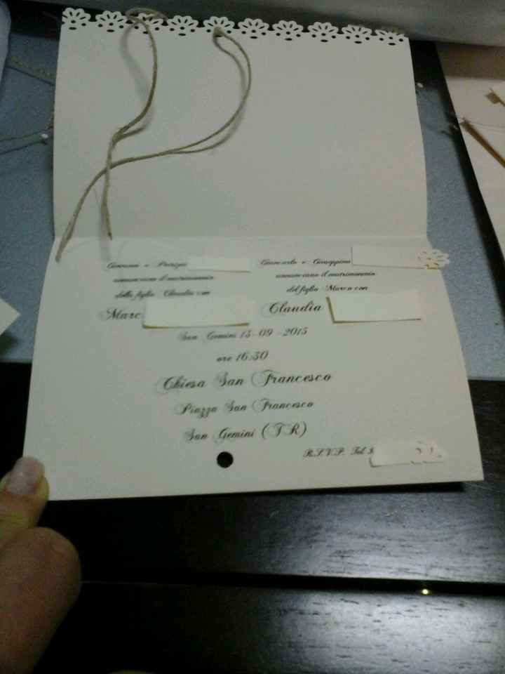 Partecipazioni shabby fai da me... - 2