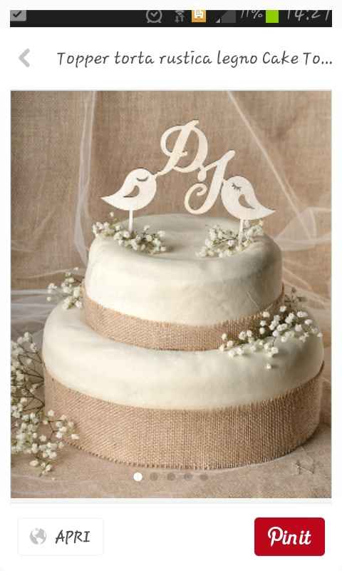 Cake topper - mi mostrate il vostro? - 1