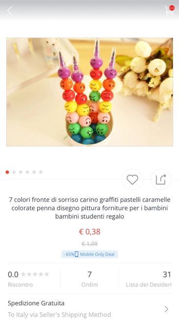 Pennarelli per i piccoli ospiti - 1