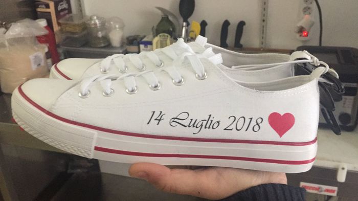  Converse bianche personalizzate - 2