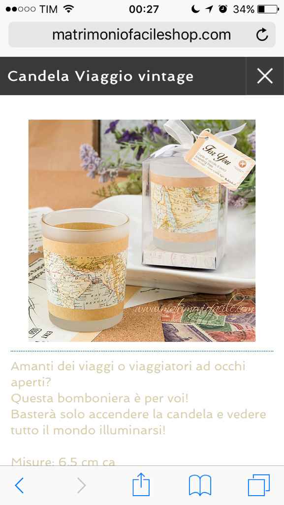 Bomboniere tema viaggio - 1