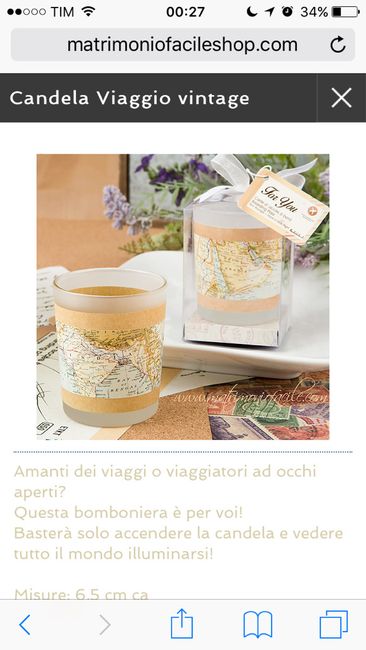 Bomboniere tema viaggio - 1