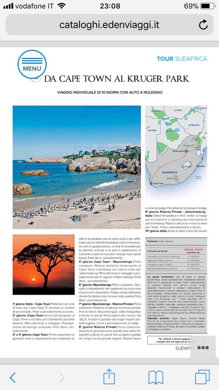  Viaggio di nozze in Africa...help me! - 1