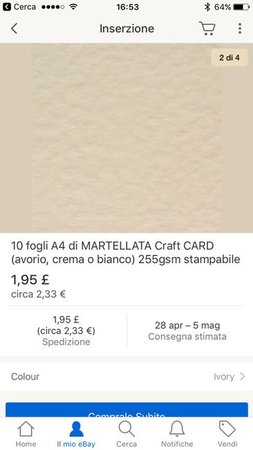 Cartoncino copertina libretto messa 1