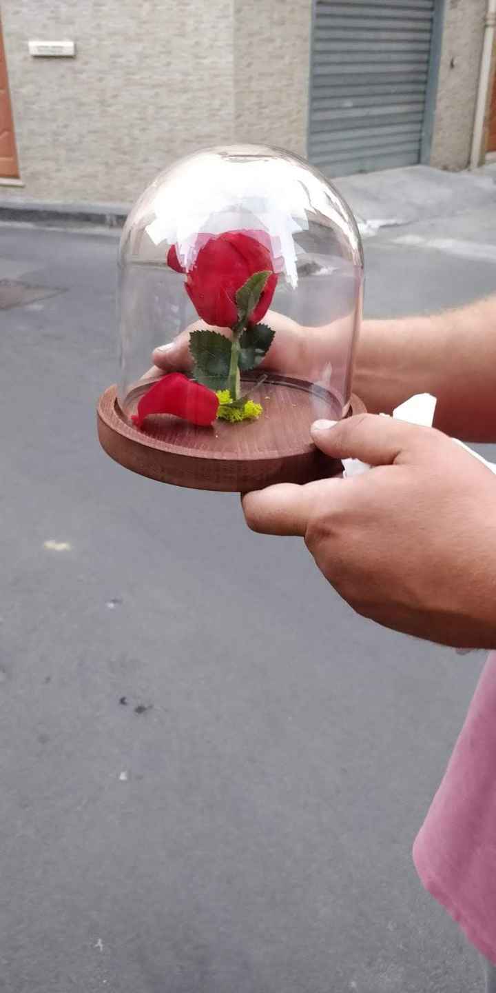 Rosa della Bella e la Bestia che abbiamo messo nel tavolo degli sposi *_*