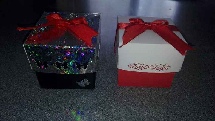 Explosion box per la testimone della sposa ... - 1