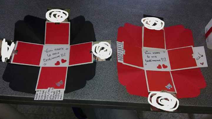 Explosion box per la testimone della sposa ... - 3