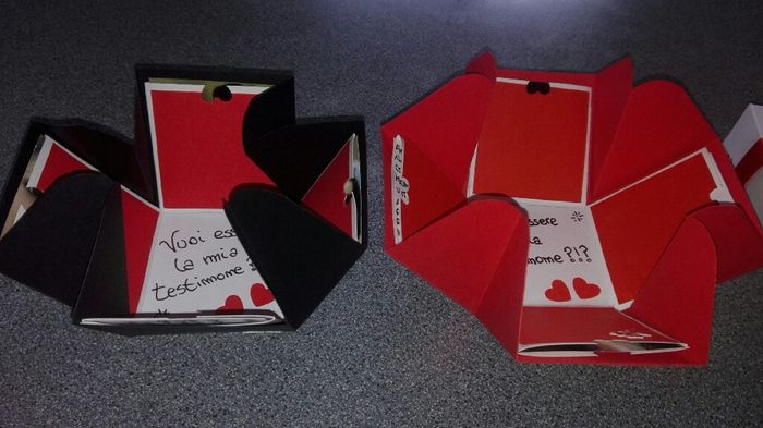Explosion box per la testimone della sposa ... - 2