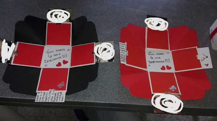 Explosion box per la testimone della sposa ... - 3