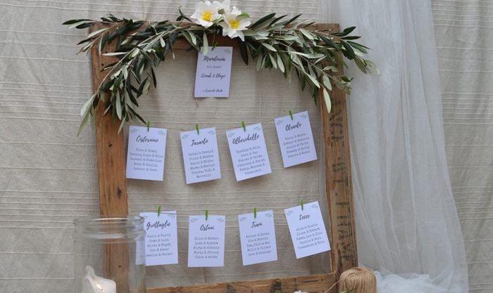 Ulivo - idee tableau de mariage - Organizzazione matrimonio - Forum