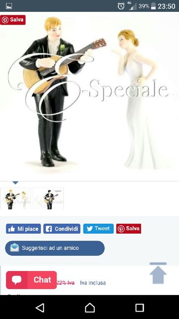  Cake topper personalizzato chitarrista - 1