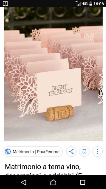 Escort cards - 1