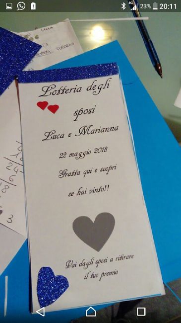 Gratta e vinci x ospiti matrimonio - 1